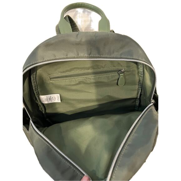 Green Womans Soft Shell Backpack Green - Picture 3 of 4